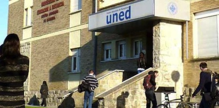 Sede de la UNED en Iruñea, que el curso pasado tuvo 4.300 alumnos. (UNED)