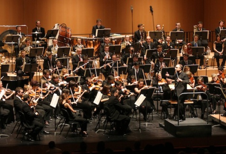 La Orquesta Sinfónica de Nafarroa ha quedado integrada en la Fundación Baluarte. (GOBIERNO DE NAFARROA)