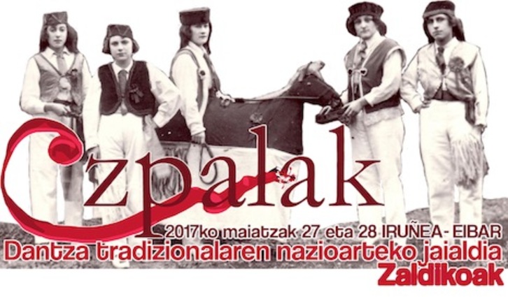 Cartel de esta edición del festival Ezpalak, centrada en los zaldikos.