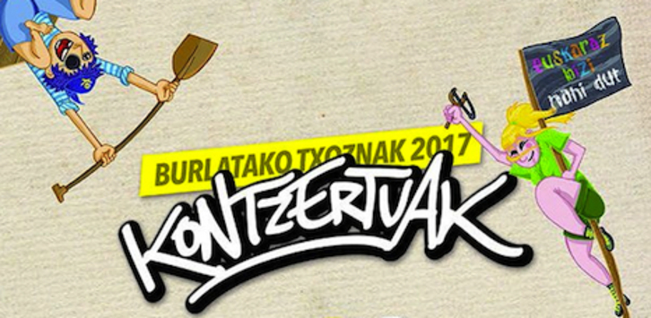 Las txoznas han organizado un amplio programa de conciertos para fiestas de Burlata.