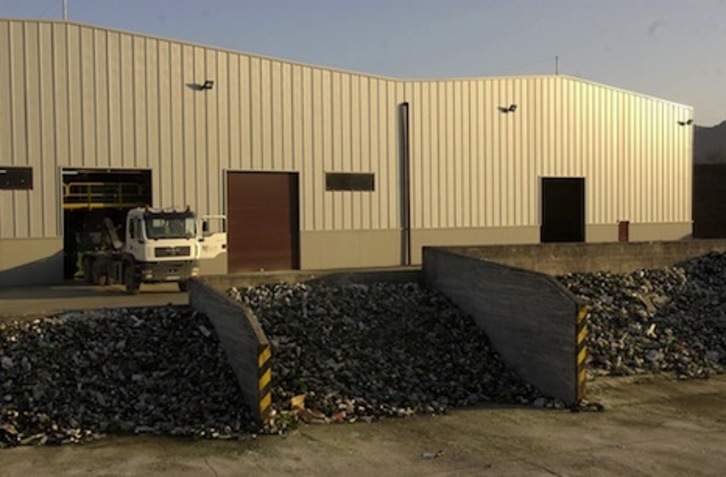 Imagen del centro de residuos de Gongora. (Raul BOGAJO/ARGAZKI PRESS)