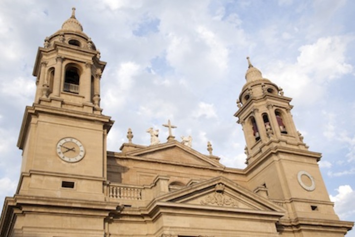 La catedral de Iruñea fue escenario de un espectacular robo hace más de 80 años.