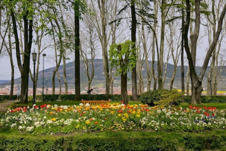 Imagen del parque de la Taconera de Iruñea. (AYUNTAMIENTO DE IRUÑEA)