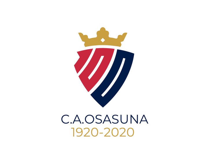 Logotipo del centenario de Osasuna.