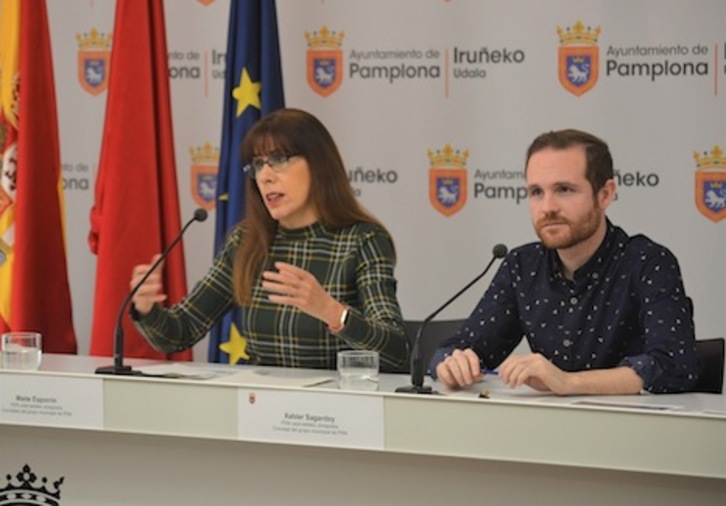 Maite Esporrín ha asegurado que no apoyará las Cuentas de Enrique Maya para Iruñea. (PSN)