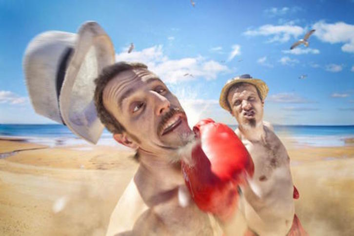 Amico Teatro presentará su espectáculo ‘Amico on the beach’. (AYUNTAMIENTO DE IRUÑEA)