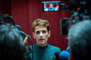 María Chivite, en una imagen de archivo.